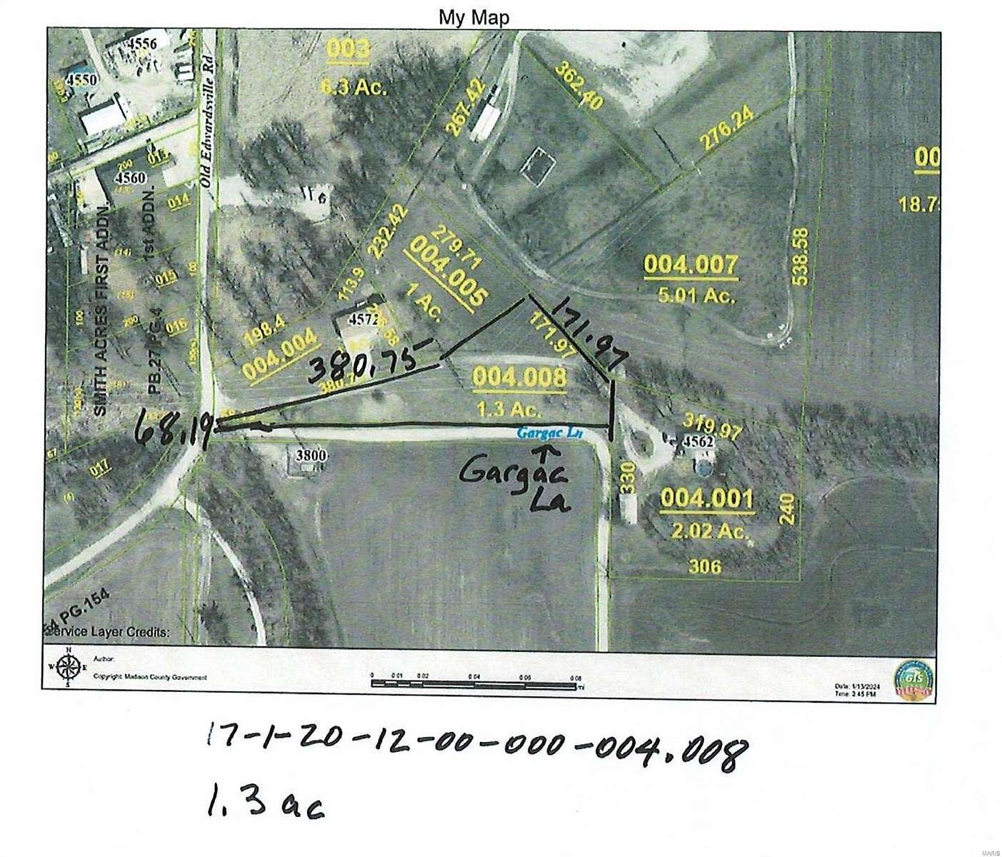 1.3 Acres of Residential Land for Sale in Granite City, Illinois