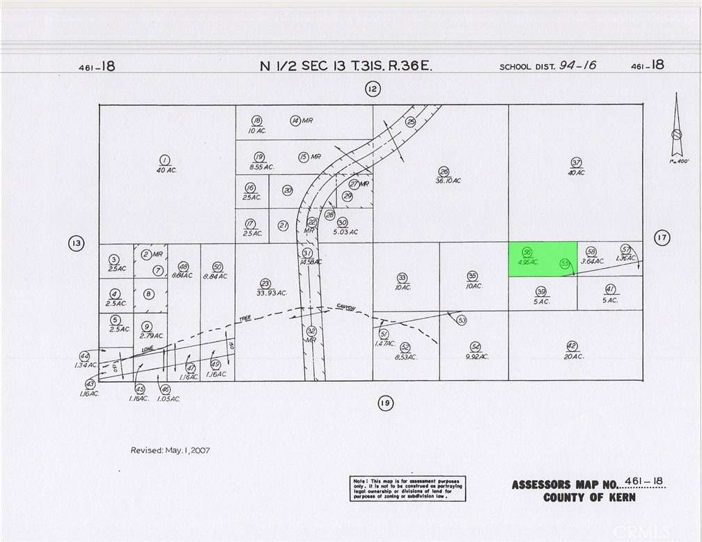 5 Acres of Land for Sale in Mojave, California