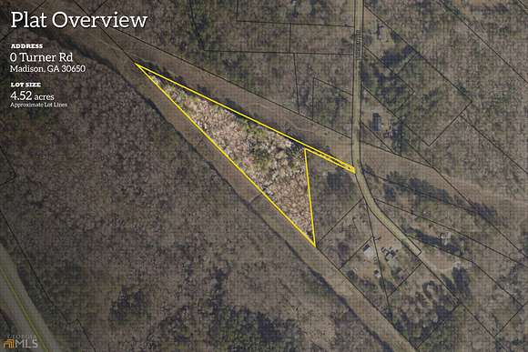 4.5 Acres of Land for Sale in Madison, Georgia