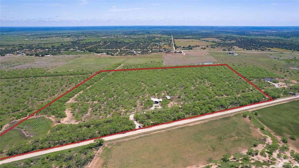 36.2 Acres of Recreational Land with Home for Sale in Brookesmith, Texas