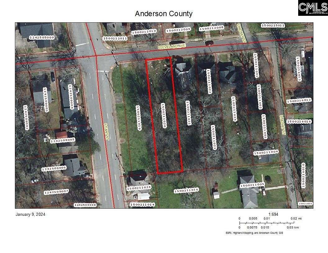 0.23 Acres of Residential Land for Sale in Anderson, South Carolina