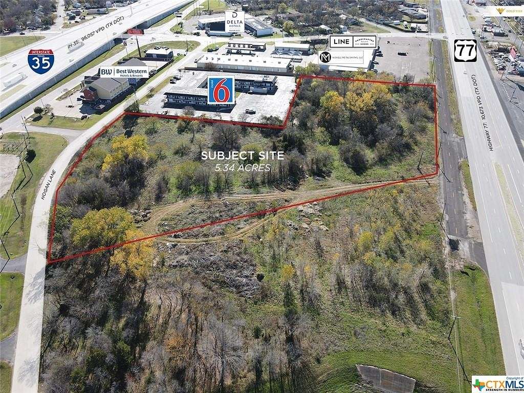 5.3 Acres of Commercial Land for Sale in Waco, Texas