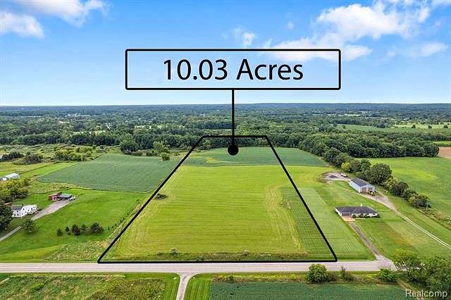 10.03 Acres of Land for Sale in Metamora, Michigan