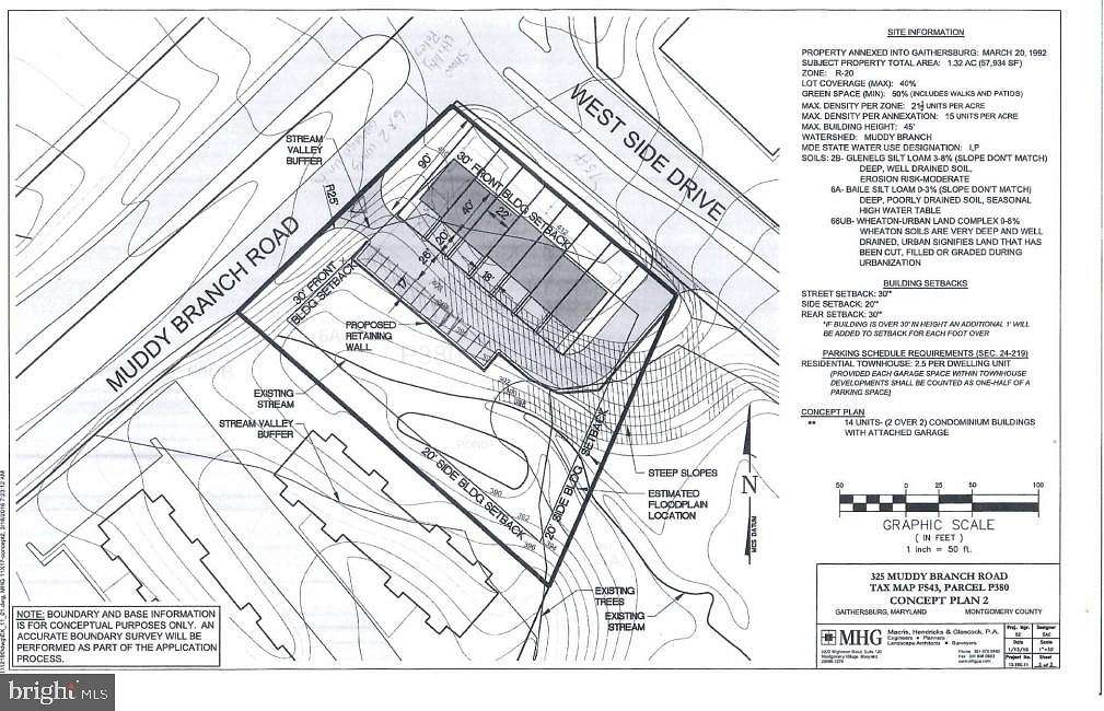 1.3 Acres of Commercial Land for Sale in Gaithersburg, Maryland