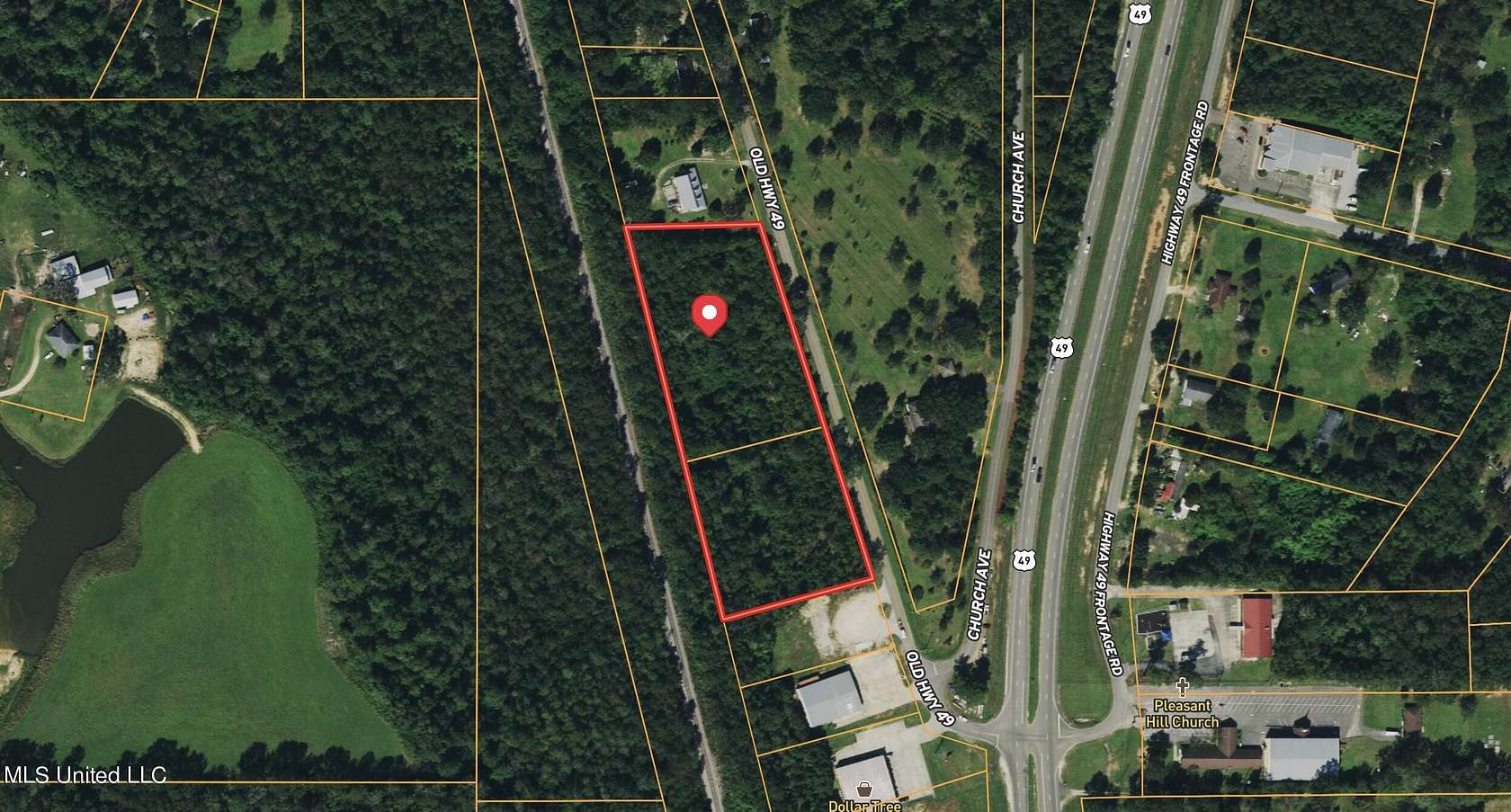4.7 Acres of Mixed-Use Land for Sale in Saucier, Mississippi