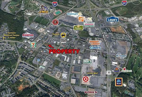 1.3 Acres of Mixed-Use Land for Sale in Harrisonburg, Virginia