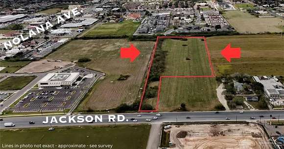 6.5 Acres of Commercial Land for Sale in McAllen, Texas