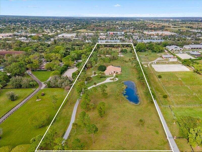 9 Acres of Land with Home for Sale in Wellington, Florida