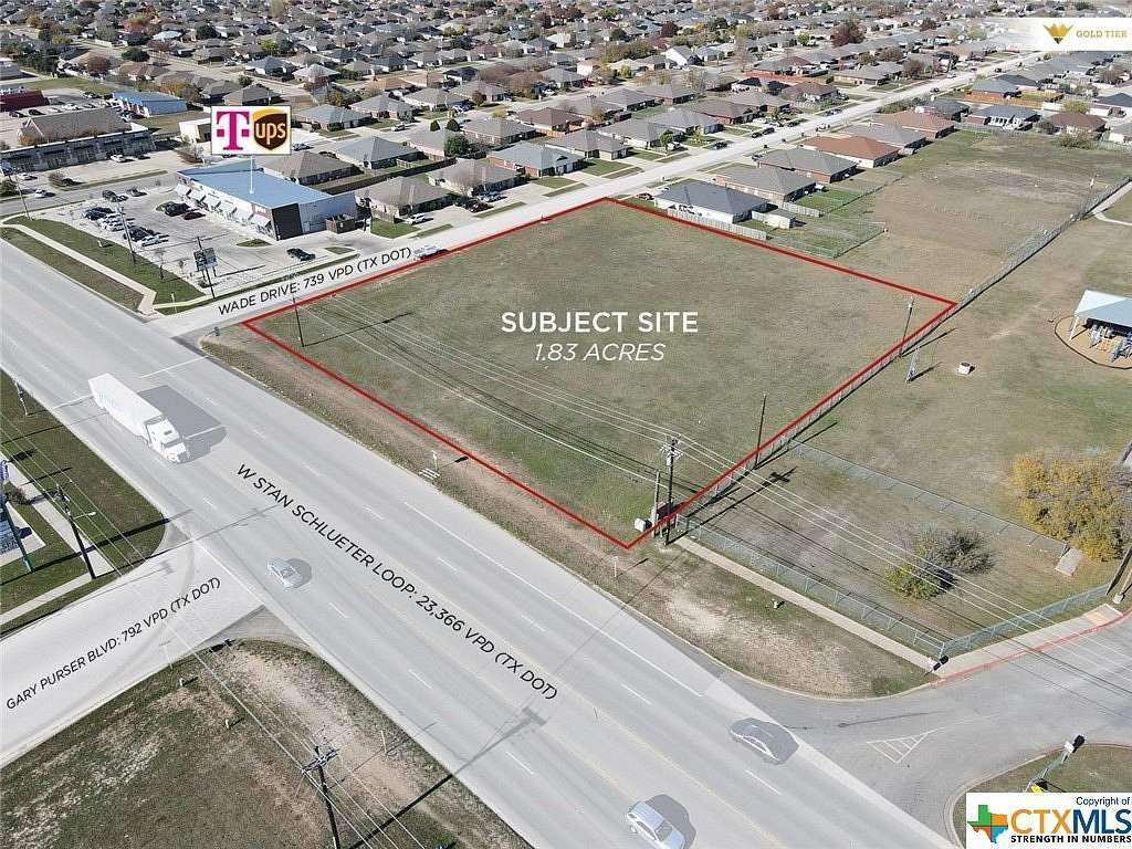 1.839 Acres of Commercial Land for Sale in Killeen, Texas