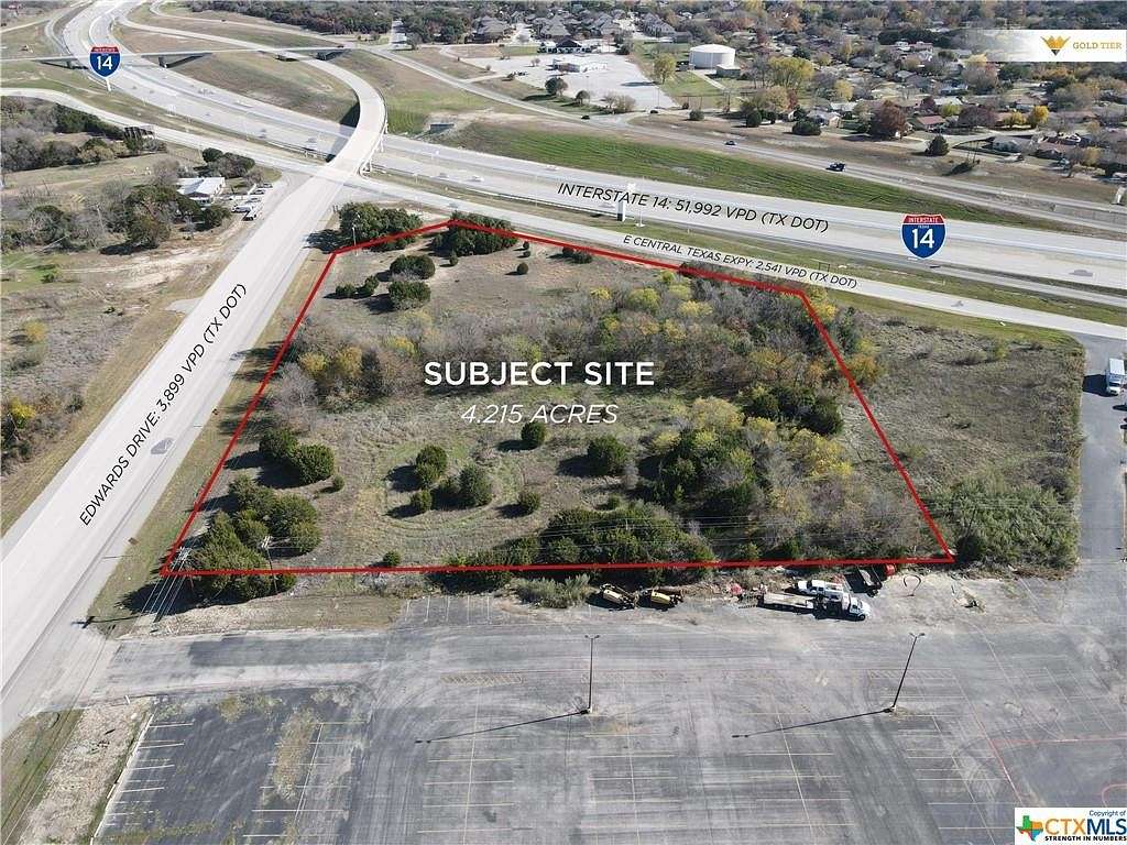 4.2 Acres of Commercial Land for Sale in Harker Heights, Texas