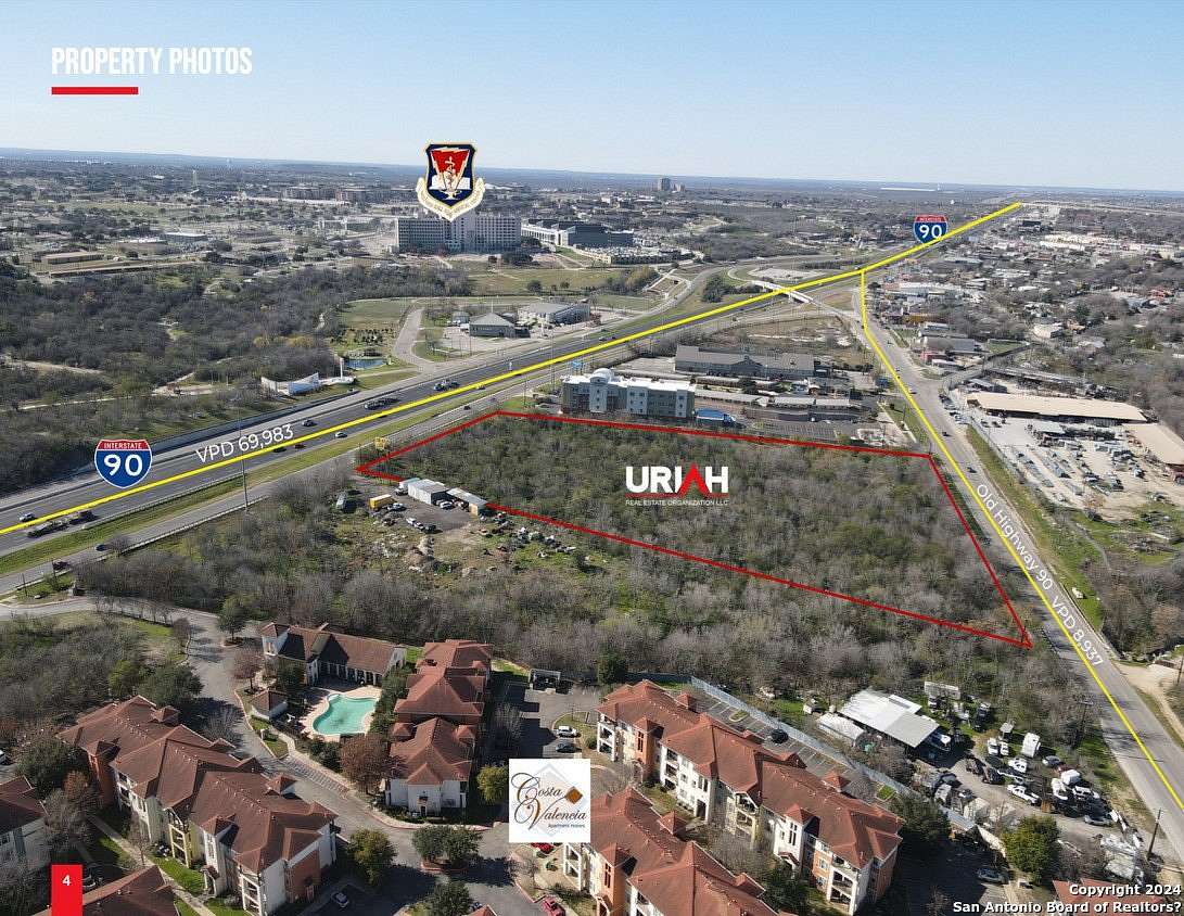 8.84 Acres of Commercial Land for Sale in San Antonio, Texas
