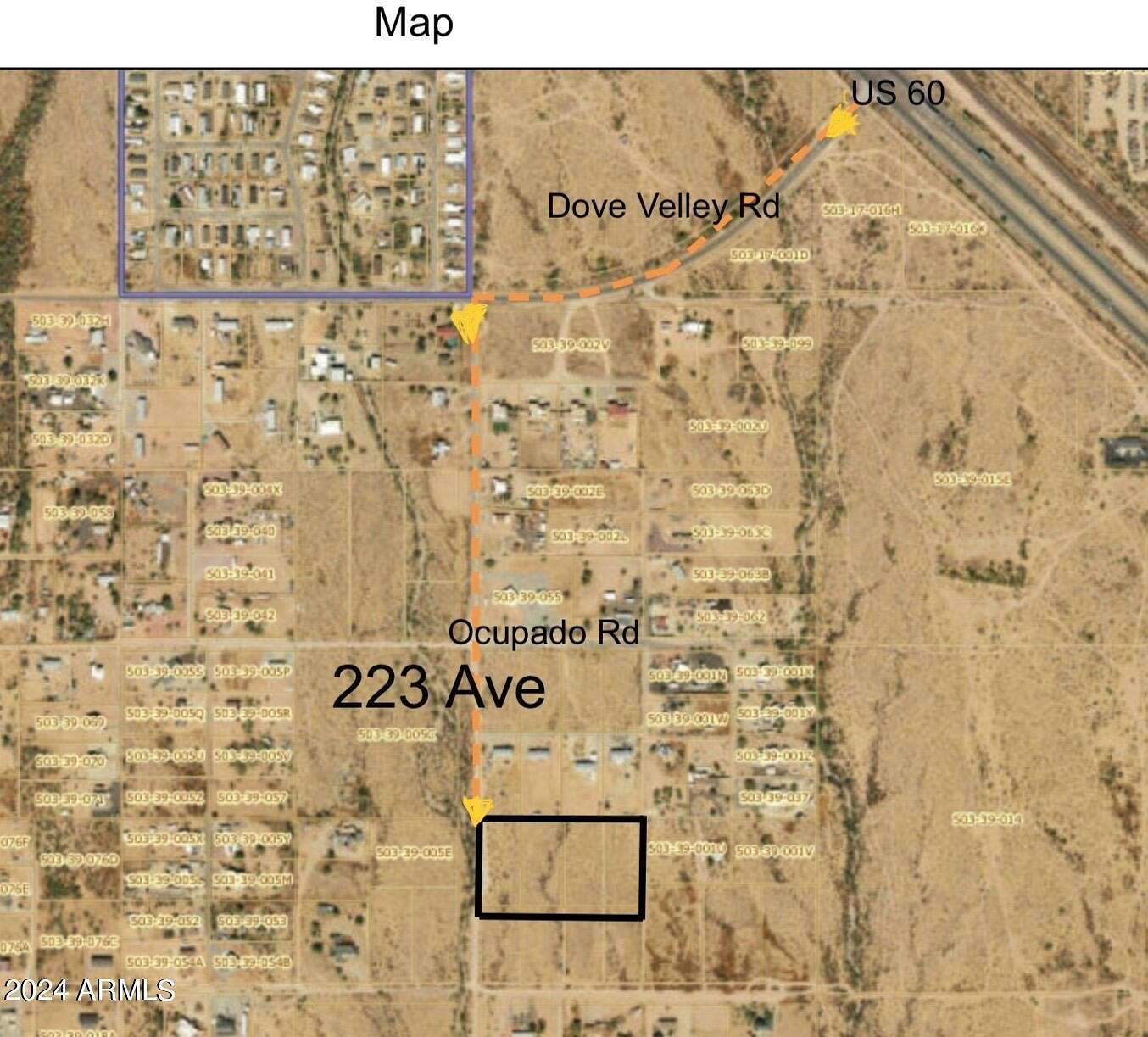 4.7 Acres of Residential Land for Sale in Wittmann, Arizona