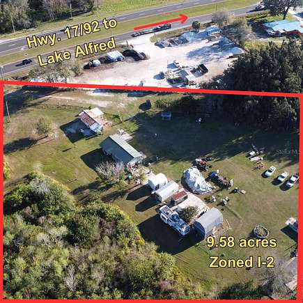 9.58 Acres of Improved Commercial Land for Sale in Lake Alfred, Florida