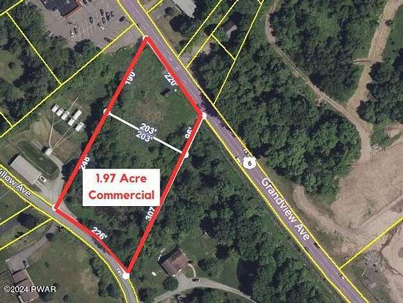 1.97 Acres of Commercial Land for Sale in Honesdale, Pennsylvania
