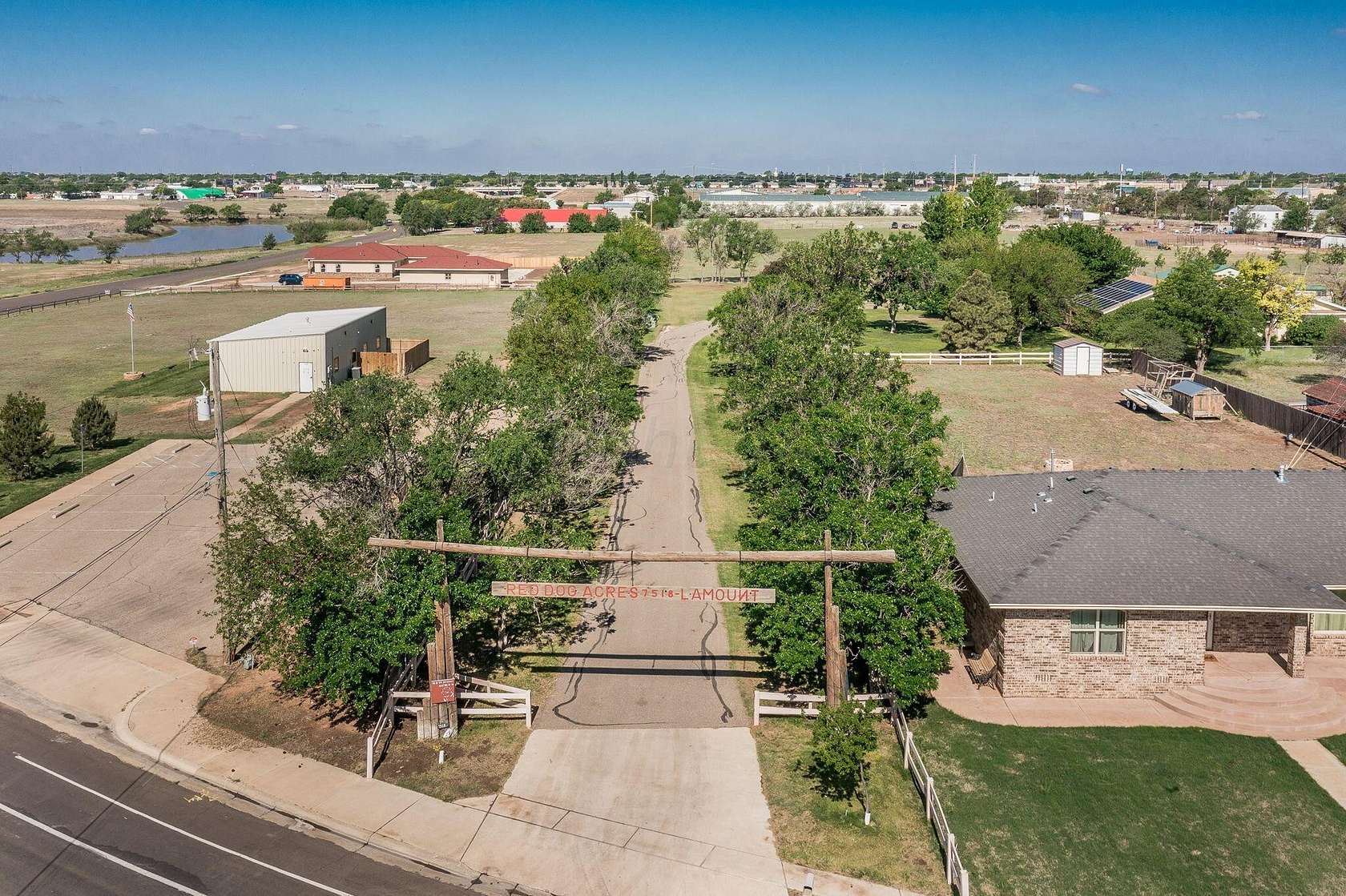 2.7 Acres of Residential Land with Home for Sale in Amarillo, Texas