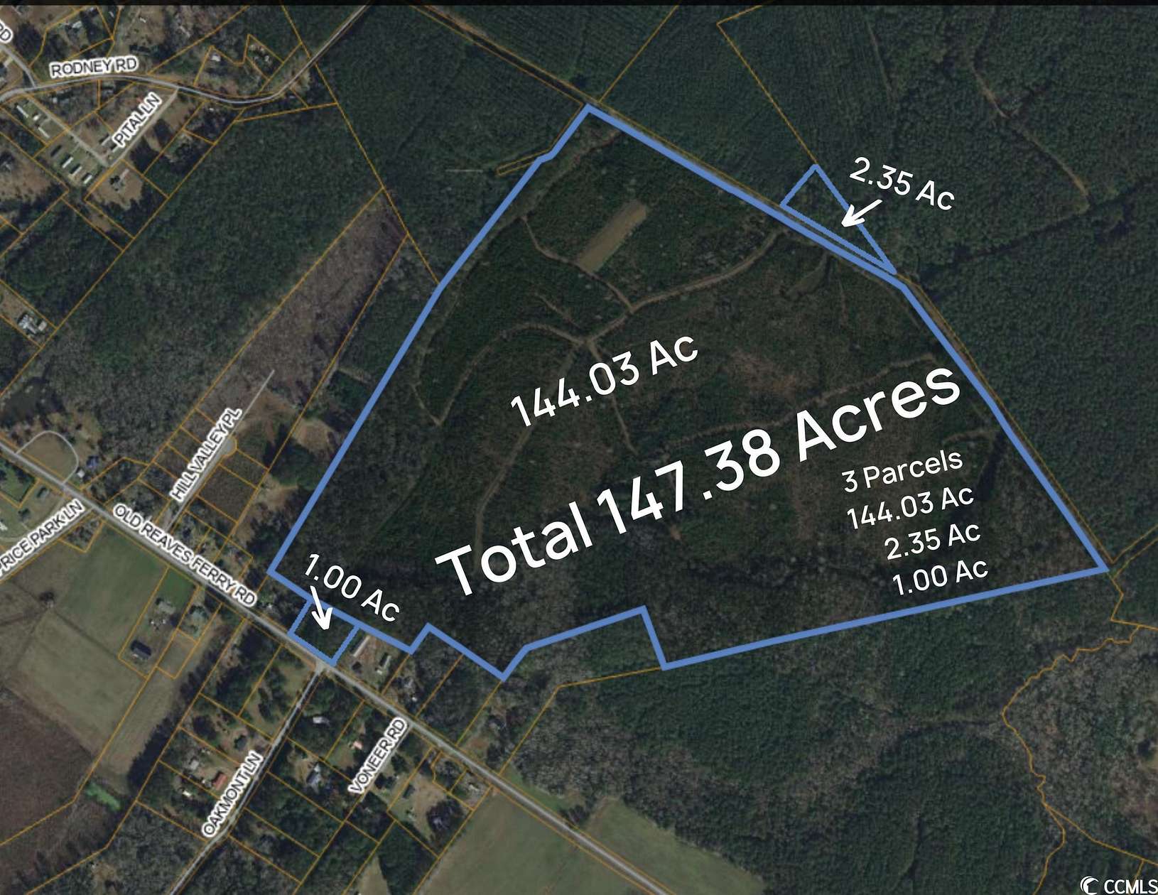 147 Acres of Recreational Land for Sale in Conway, South Carolina