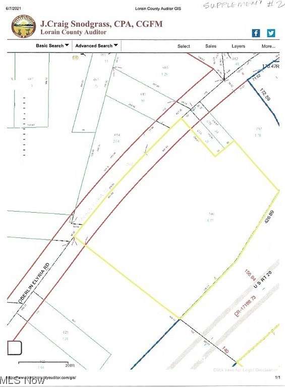 6.77 Acres of Commercial Land for Sale in Oberlin, Ohio