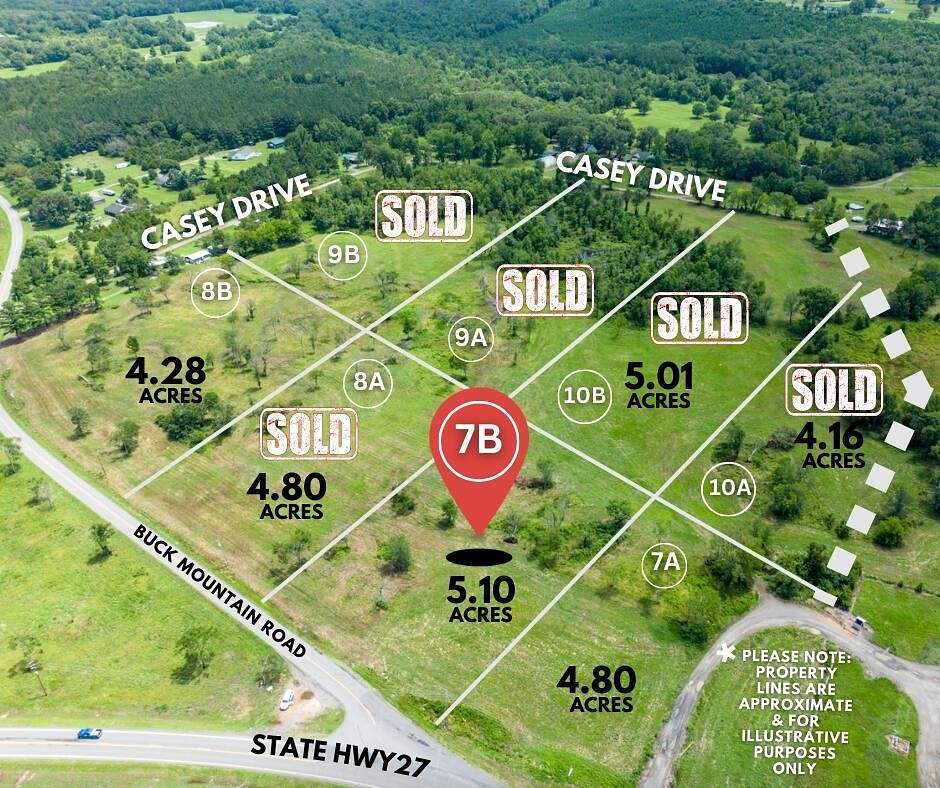 5.1 Acres of Residential Land for Sale in Dover, Arkansas
