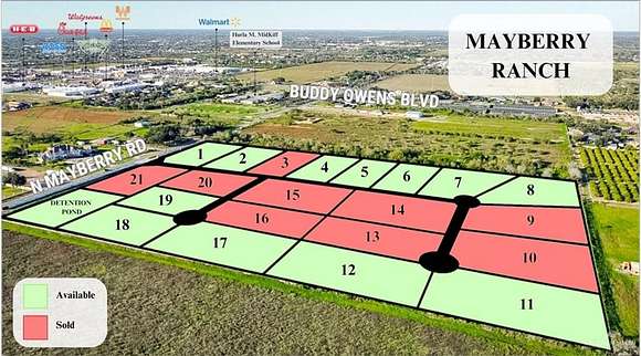 Residential Land for Sale in Palmhurst, Texas