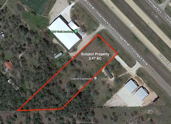 2.5 Acres of Commercial Land for Sale in Navasota, Texas