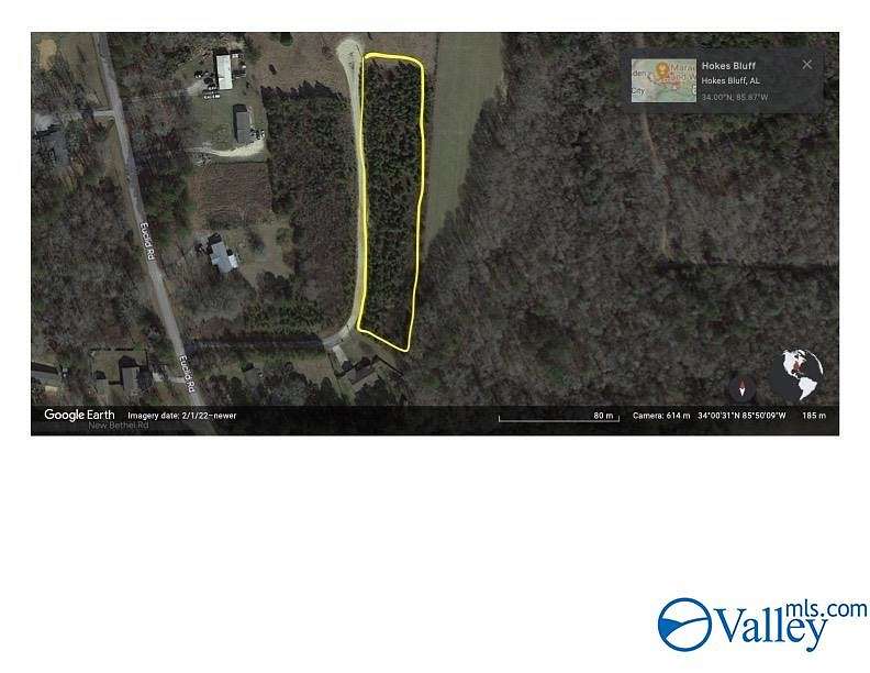 2.5 Acres of Land for Sale in Hokes Bluff, Alabama