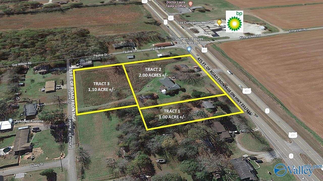 4.1 Acres of Commercial Land for Sale in Hazel Green, Alabama
