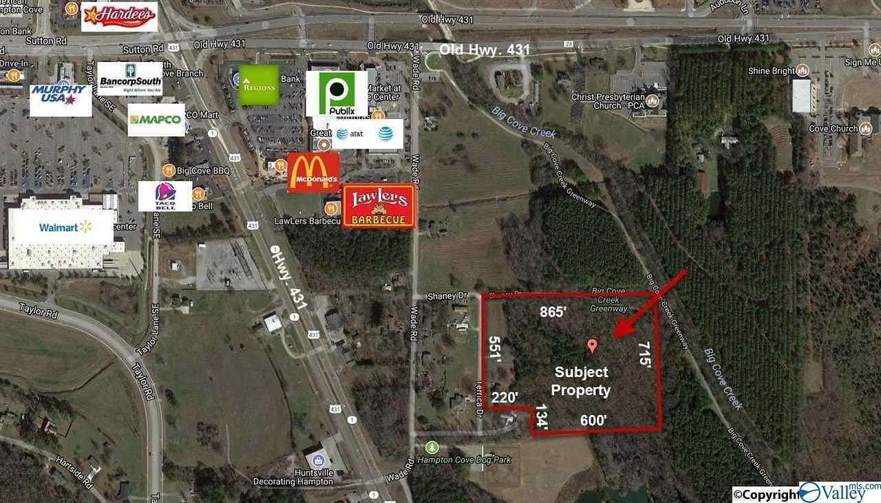 12.5 Acres of Land for Sale in Owens Cross Roads, Alabama