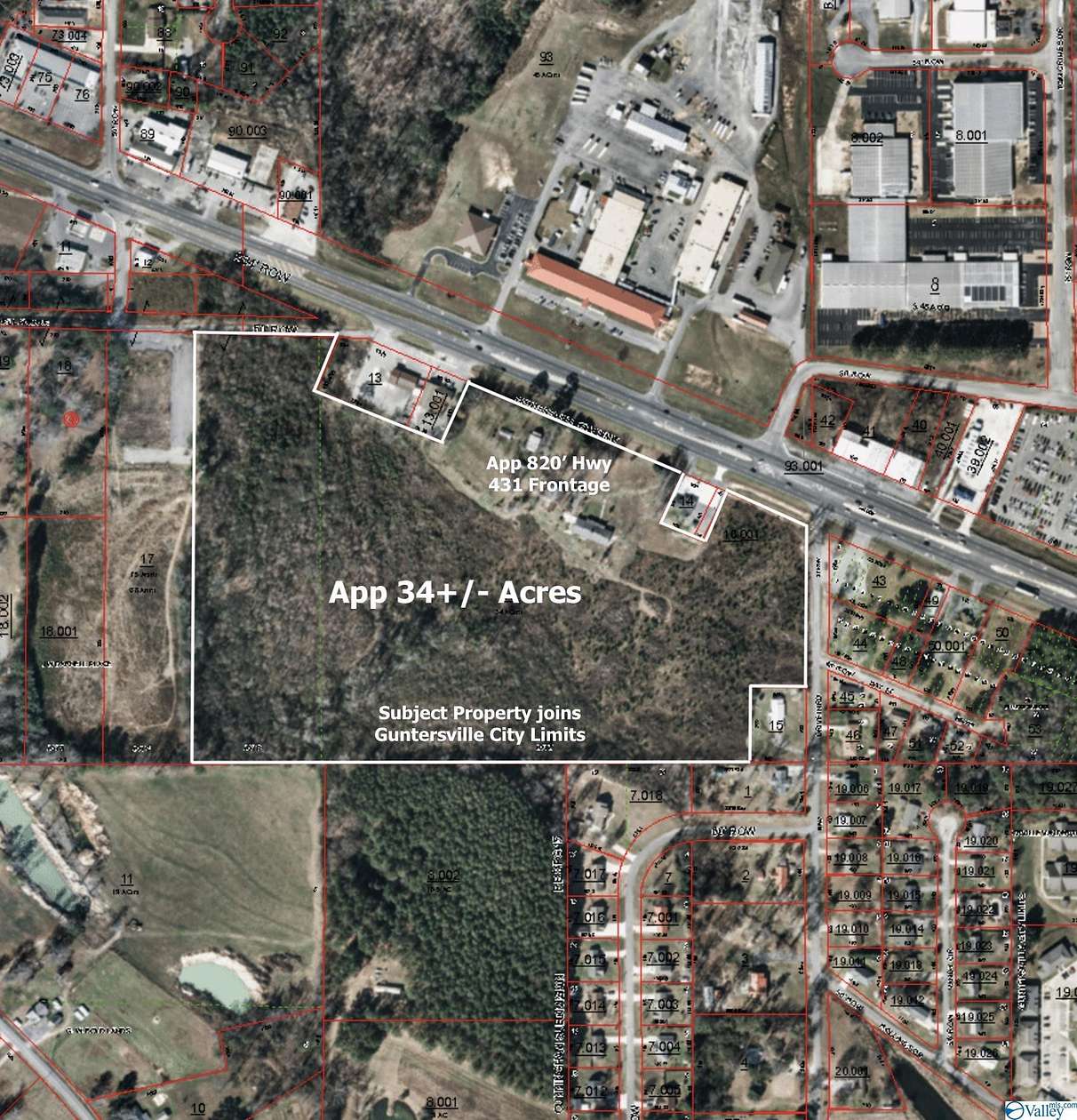 34 Acres of Commercial Land for Sale in Guntersville, Alabama