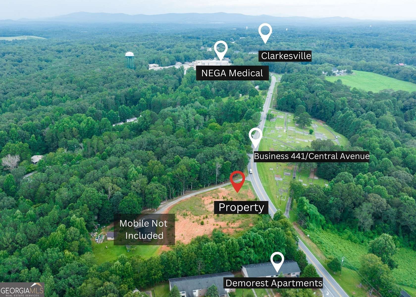 2.3 Acres of Commercial Land for Sale in Demorest, Georgia