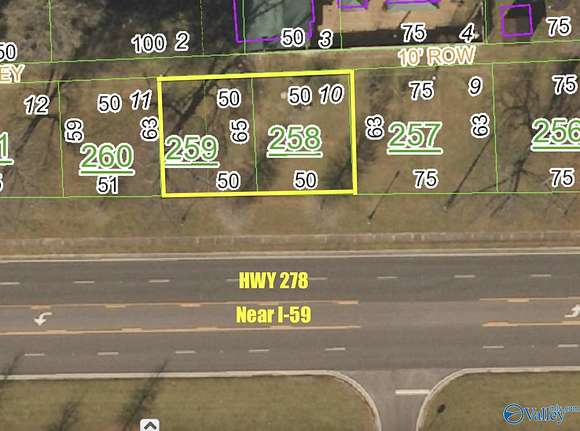 0.15 Acres of Commercial Land for Sale in Attalla, Alabama