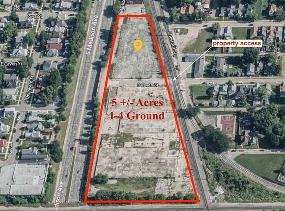 4.9 Acres of Commercial Land for Sale in Indianapolis, Indiana