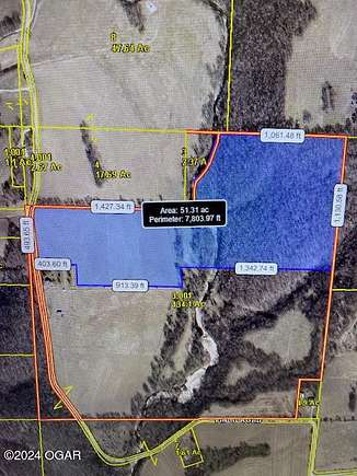 50 Acres of Agricultural Land for Sale in Neosho, Missouri
