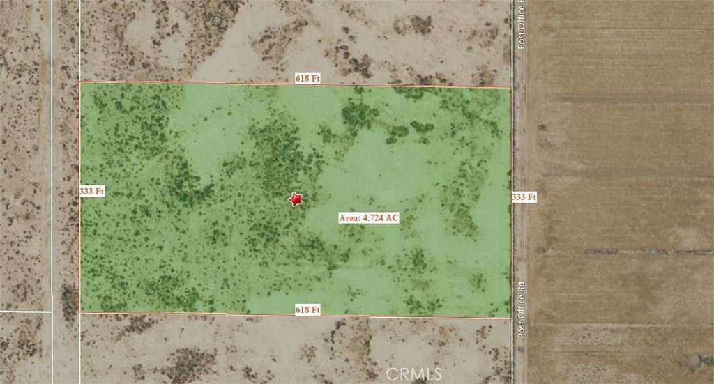 4.7 Acres of Land for Sale in Lucerne Valley, California