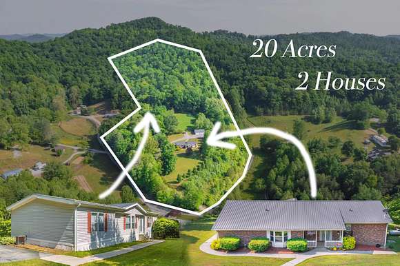 20 Acres of Agricultural Land with Home for Sale in Hinkle, Kentucky