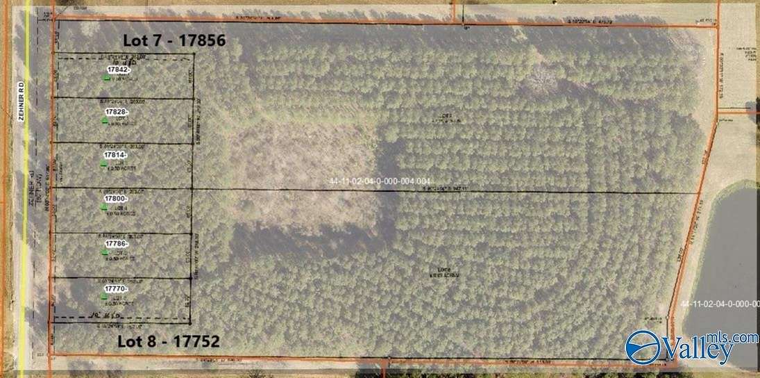 6.8 Acres of Land for Sale in Athens, Alabama