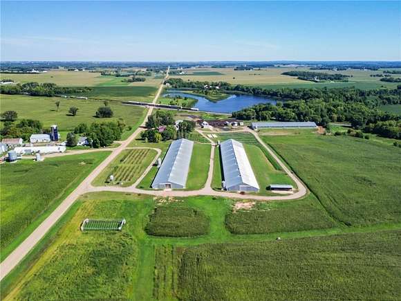 76.5 Acres of Agricultural Land with Home for Sale in Eden Valley, Minnesota