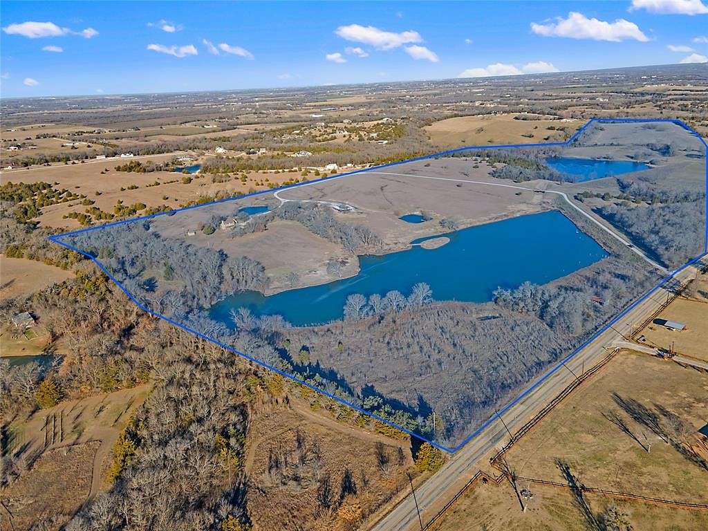 108 Acres of Agricultural Land with Home for Sale in Celina, Texas