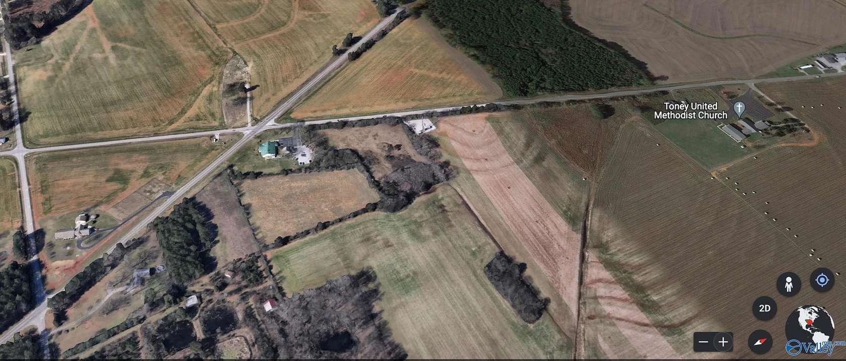 63 Acres of Mixed-Use Land for Sale in Toney, Alabama