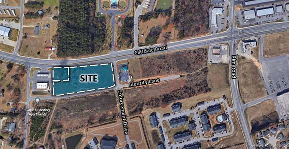 3.3 Acres of Commercial Land for Sale in Fayetteville, North Carolina