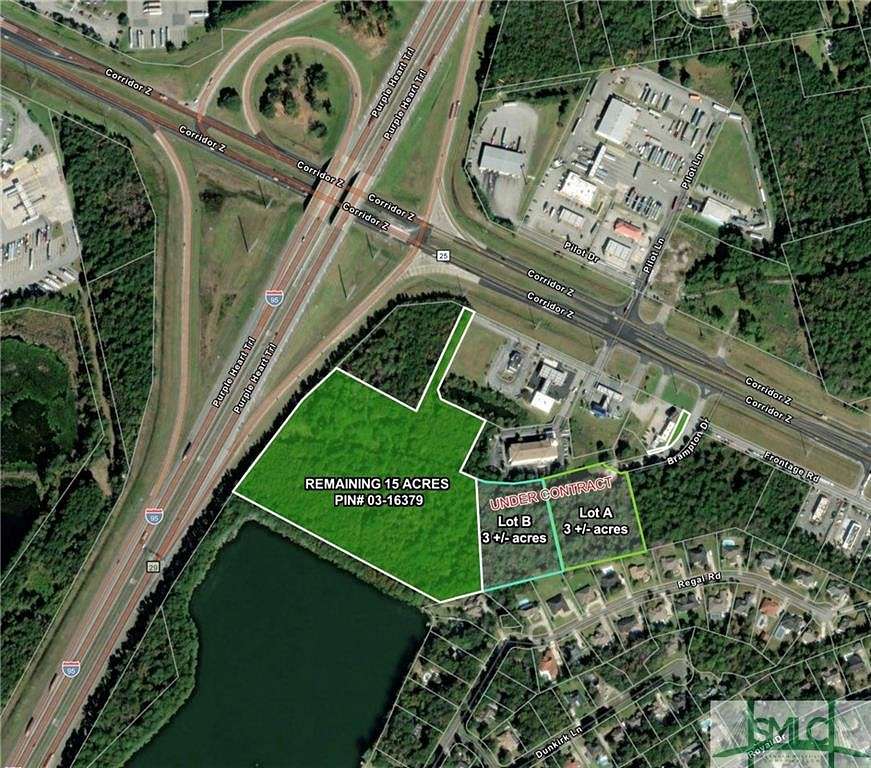 15 Acres of Commercial Land for Sale in Brunswick, Georgia