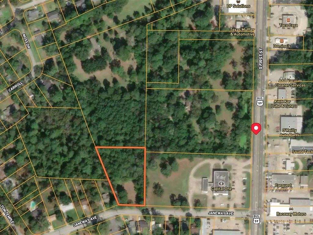 1.6 Acres of Residential Land for Sale in Lufkin, Texas