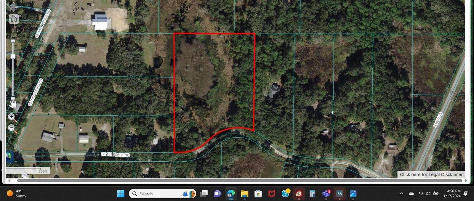 5.8 Acres of Residential Land for Sale in Weirsdale, Florida