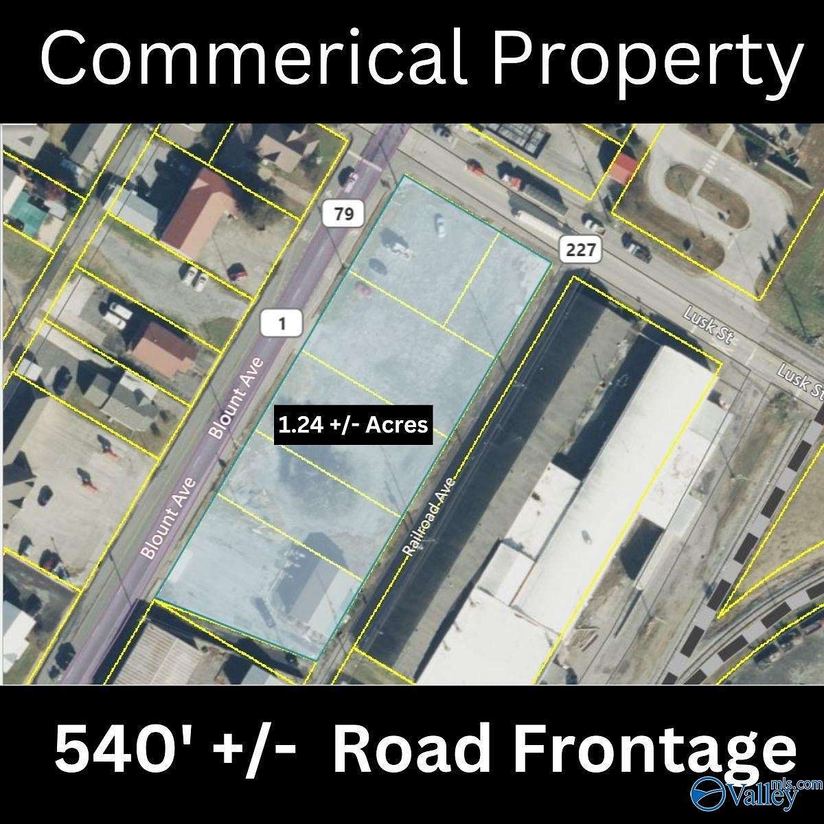 1.2 Acres of Commercial Land for Sale in Guntersville, Alabama