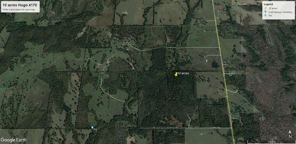 10 Acres of Recreational Land for Sale in Hugo, Oklahoma