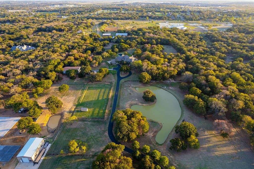 17.2 Acres of Recreational Land with Home for Sale in Argyle, Texas