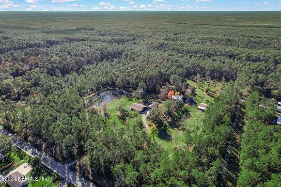 19.7 Acres of Land with Home for Sale in Hilliard, Florida