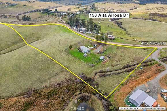 8.6 Acres of Land with Home for Sale in Oroville, California
