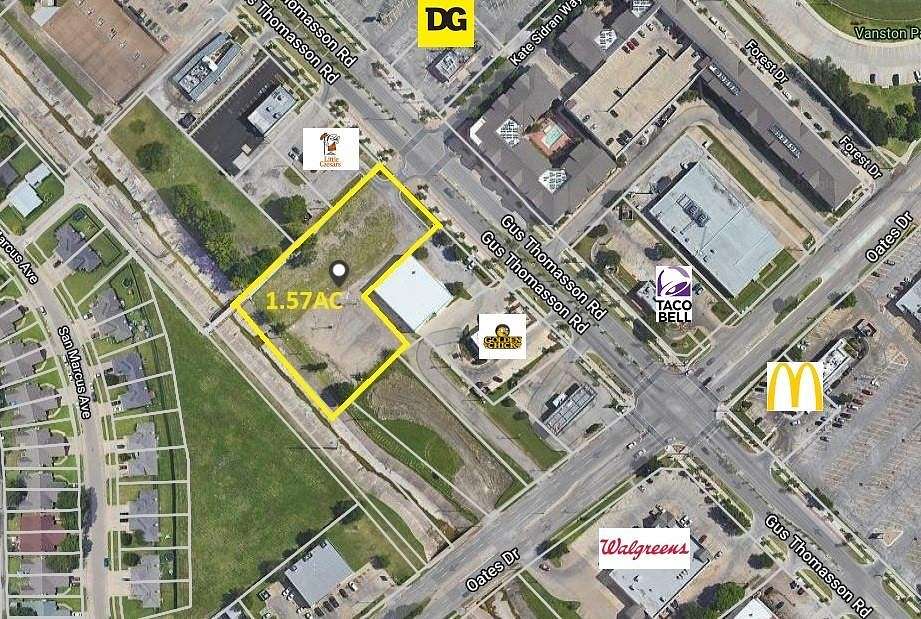 1.6 Acres of Commercial Land for Sale in Mesquite, Texas