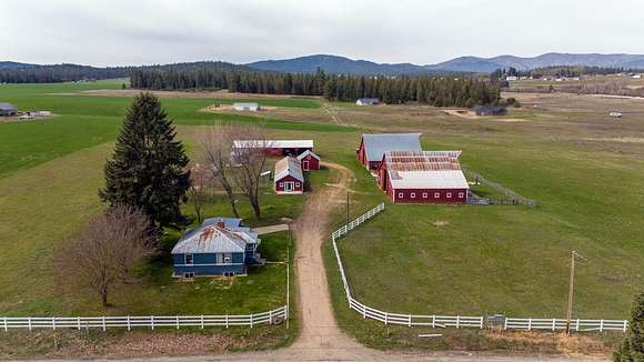 9.9 Acres of Land with Home for Sale in Deer Park, Washington