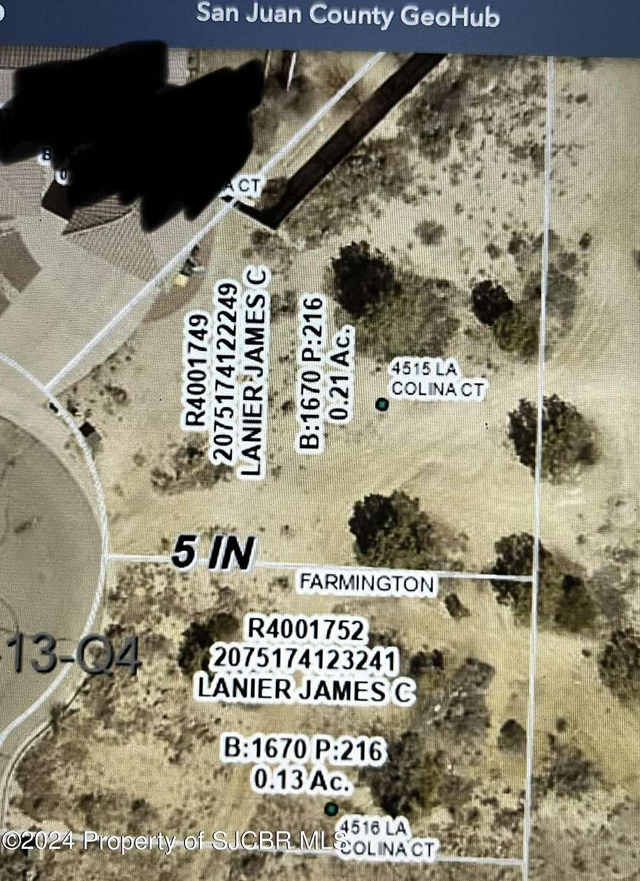 0.13 Acres of Residential Land for Sale in Farmington, New Mexico